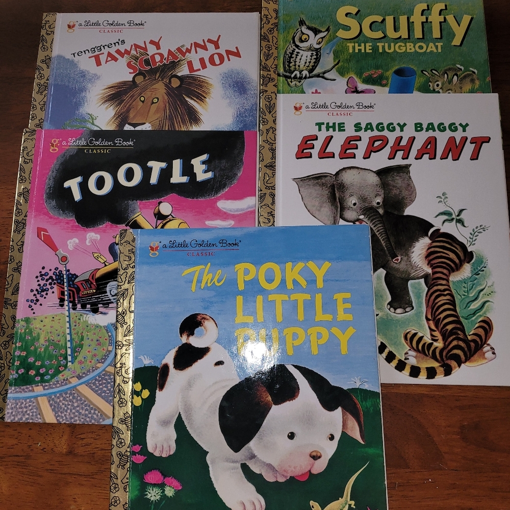 A Little Golden Book Bundle of 5